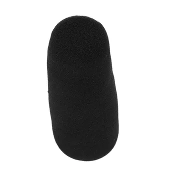 12 см Микрофон минифон с поролоновой гъба, на предното стъкло за минифона, черен
