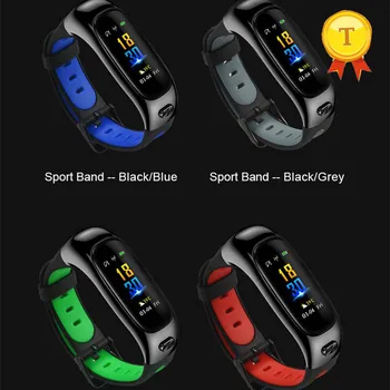 2019 Умни часовници с сърдечния ритъм, Bluetooth слушалка, цветен smart-гривна, водоустойчиви слушалки, сензор за нивото на кръвното налягане, защита от загуба на