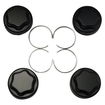 4 Комплект капачки на главините, Централни капачки на колелата 1523805-744 Черен цвят за Rzr Pro