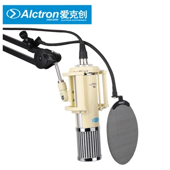 Alctron CK6 кондензаторен записывающий микрофон с големи диафрагми, записывающий микрофон за компютърна студиото, на живо шоу, караоке, KTV