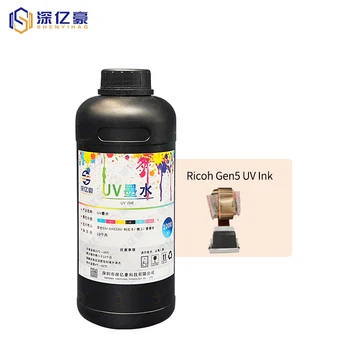 UV Плосък Принтер Gen5 С UV Мастило Shenyihao Производител на Ricoh Gen5 печатаща Глава С UV Мастило Ink G5