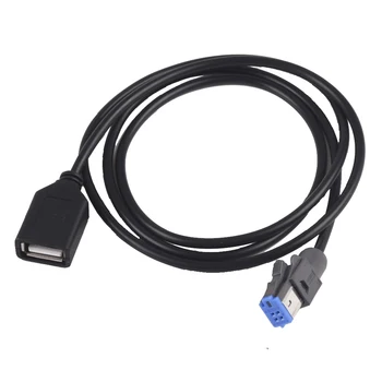 Автомобилен USB кабел-адаптер 4Pin USB кабел за Mitsubishi Eclipse за Honda Fit CD Audio Radio Player