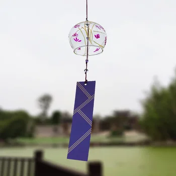 Аниме Слуз Стъклен вятърна камбанен звън Игри анимационен подпори Genshin Impact Японски вятърни камбанки за Окачване Подаръци, Аксесоари За Украса на дома