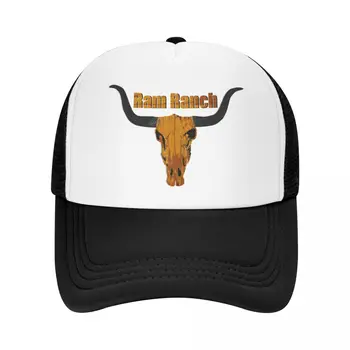 Бейзболна шапка с череп Ram Ranch, забавна шапка, мъжки облекла За голф, шапки шофьори на камиони за мъже, дамски