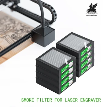 Качествен взаимозаменяеми HEPA-филтър Flying Bear за лазерно гравировального станка LaserMan Laser Engraver дымоочиститель