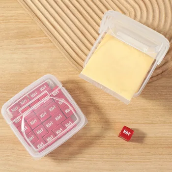 Кутия за сортиране сирене, хладилник, запечатани плодове, по-свеж блок за съхранение на масло, кутия за съхранение на смакования