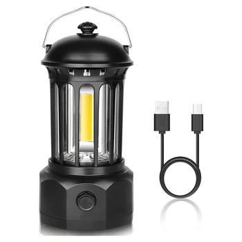 Лампа за къмпинг Фенер с акумулаторна батерия COB, Фенерче, за да урагана, извънредни ситуации, туризъм, къмпинг на открито