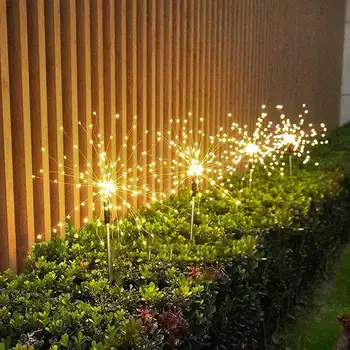 Лека нощ на слънчевата Енергия, led лампа като Глухарче, декор за сватбени партита в градината