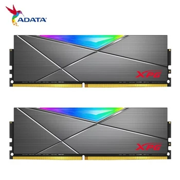 Модул памет ADATA XPG SPECTRIX D50 DDR4 RGB 2x8GB 2x16GB 2x32GB 3200 Mhz 3600 Mhz 4133 Mhz За десктоп - Сив