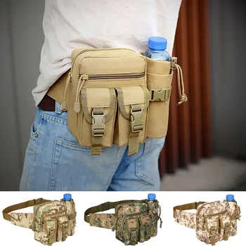 Мъжки тактическа ежедневни поясная водоустойчива чанта, поясная чанта, градинска военна чанта, ловни чанти, тактически портфейл