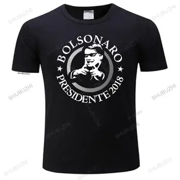 Мъжки Черни Тениски Bolsonaro Presidente, Потници, Тениска, Melhor JAIR, Забавен Тръмп, Черна, Тъмно-Синя тениска, Дишаща тениска с къс ръкав