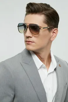 Най-добрите луксозни мъжки слънчеви очила pilot, мъжки слънчеви очила за шофиране, дамски маркови дизайнерски ретро слънчеви очила с UV400, очила
