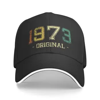 Персонални Реколта бейзболна шапка 1973 година на раждане, мъжки Дамски Регулируема бейзболна шапка на 49 години, 49-ти рожден Ден, шапка за татко, градинска