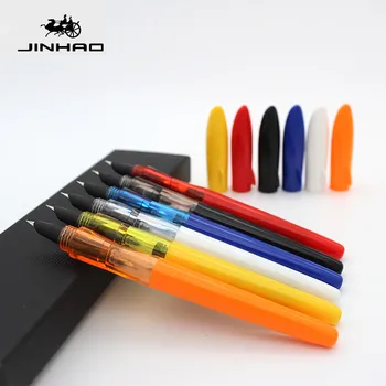 Писалка ярки цветове серия JINHAO SHAKR, скъпа детска дръжка за студенти, 0,5 mm, 0,38 мм, елегантен тъмен съвет е новост за писане