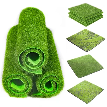 Подложка от изкуствена трева за украса на сватбени партита, изкуствена трева, килими от зелен торф, градински орнамент, занаяти собствените си ръце,