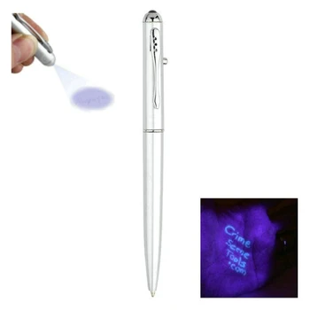 Практически писалка за проверка на сметки, писалка с невидимо мастило, с UV-led подсветка, вграден бутон на клетка за магазини, хранителни Стоки
