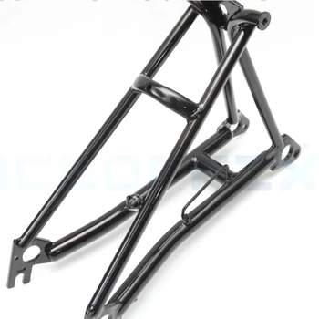 Резервни части за велосипеди ACEOFFIX висок гланц Черен мат заден триъгълник от хромомолибденовой стомана Задна часова Аксесоари за сгъваеми велосипеди дограма