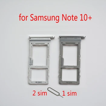 Сим-тава Притежателя на SD-карта За Samsung Note 10 + N975 Galaxy Note10 + Note 10 Plus Оригинален Корпуса на Телефона Слот За Адаптер Micro SD Карта