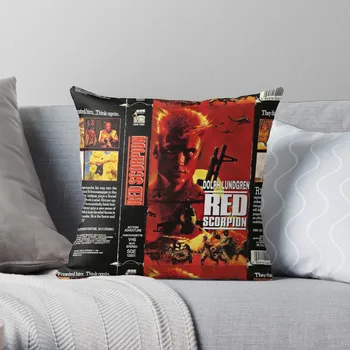 Червена Възглавница Scorpion VHS, Коледни Възглавница, калъфка за дивана, еластичен калъф за диван капаци покрива възглавница, декоративни
