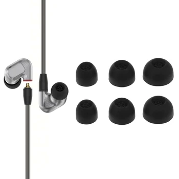 3 Чифта меки силиконови слушалки, накрайници за слушалките, калъф-накрайник за динамични слушалки Sennheiser IE900 IE800S