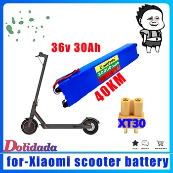 36v 30ah батерия за скутер ForXiaomi за Mijia M365 Електрически скутер Ховерборд Bms дъска 30000 mah акумулаторни батерии