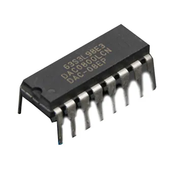 5 бр. чип DAC0800LCN DIP-16 DAC0800 с 8-битови цифроаналоговыми преобразователями IC