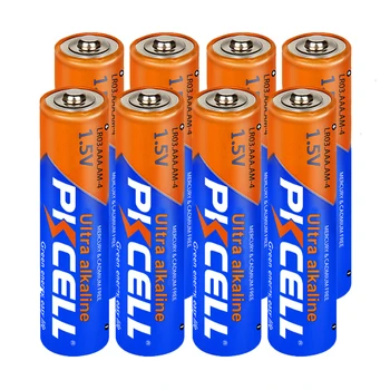 8 БР. Високоефективна алкална батерия PKCELL 1,5 LR03 E92 AM4 MN2400 MX2400 3A AAA Батерии Суха Батерия 10-годишният срок на годност
