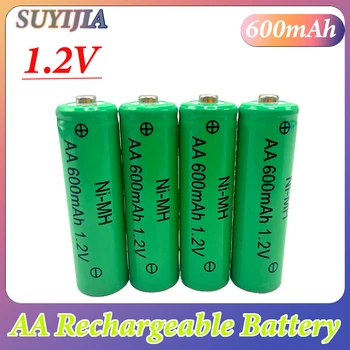 AA 1,2 НА 600 mah NI-MH акумулаторна батерия за камера, микрофон, фенерче, дистанционно управление, MP3/MP4 плеър, електрически самобръсначки