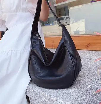 AIMIYOUNG/ дамски Чанти от Кожа, големи Чанти през рамо, дамски ежедневни чанти-тоут, дизайнерски чанти sac a main femme