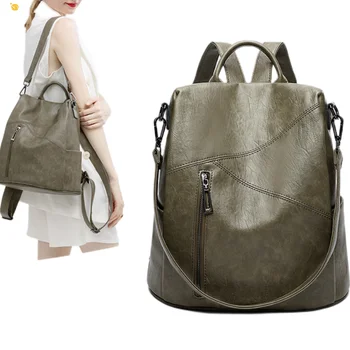 CFUN YA, моден тренд, женски раница, ученически чанти за студенти, дамски Чанти през рамо, раница, изкуствена кожа, женски пътен раница