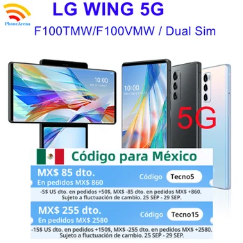LG WING 5G F100VMW F100TMW с две Sim-карти 【97% новост】 6,8 