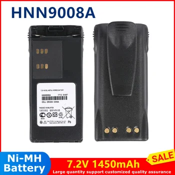 NI-MH 7,2 ПРЕЗ 1450 mah батерия за преносима радиостанция HNN9008A Преносима радиостанция за motorola GP320 PG340 GP328 GP338 двустранно радио