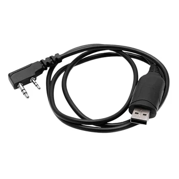 Pluggable-USB-кабел за програмиране, електронна радиостанция, стабилна професионална портативна радиостанция с 2 контакти, лесна инсталация за Baofeng UV-5R