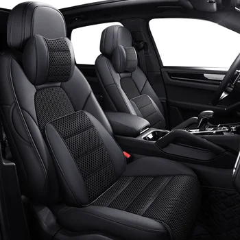 Автомобилни Кожени Калъфи За столчета за автомобил на Hyundai ix35 2018-2021 Аксесоари За Интериора на Пълен Комплект Зимен Център Дропшиппинга по Поръчка