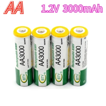 Батерия Recareg с предварително зареждане с 1,2 НА AA 3000 mah NiMH за детски играчки, фотоапарати, микро