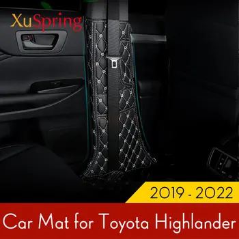 Мат в средна багажник на кола B за Toyota Highlander XU70 2019 2020 2021 2022 2023, възглавница за карго подложка, защитен калъф за подреждане