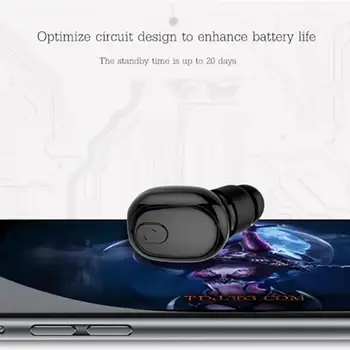 Мини безжична Bluetooth стерео слушалки 4.1 Q1 слушалка Samsung iPhone с шумопотискане, качеството на звука е много удобно