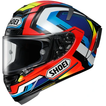 Мотоциклет шлем с пълно лице, каска X-Spirit III Brink, Червено, Бяло, X-Четиринадесет, Спортен мотор състезателна каска каска на Мотоциклет
