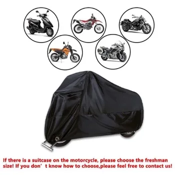 На мотоциклет за носене с Нов мотоциклет дъждобран прахоустойчив, Водоустойчив UV-защитен външния калъф за мотороллера за целия сезон