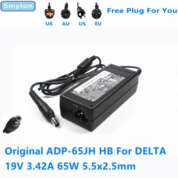Оригинален Адаптер за променлив ток Зарядно Устройство За DELTA 19V 3.42 A 65W ADP-65JH HB ADP-65HB BB ADP-65WH BB Захранване за лаптоп MSI haier 