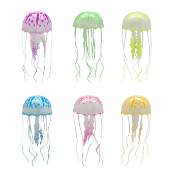 Плаващи светещи декорации за вашия аквариум сладководни медуза, мультяшные медуза, Челночный кораб