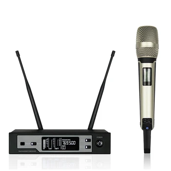 Професионален безжичен микрофон HONGUAN SKM9100 True Долу Lavalier Клип Headset Микрофон за сцена на големи разстояния